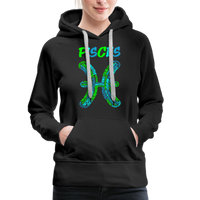 Thumbnail for Women's Power Words Pisces Premium Hoodie - black