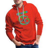 Thumbnail for Men's Power Words Cancer Premium Hoodie - red