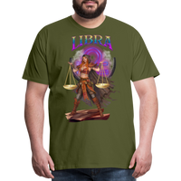 Thumbnail for Men's Astral Libra Premium T-Shirt - olive green