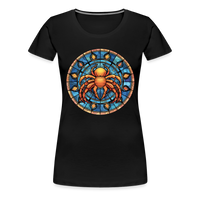 Thumbnail for Women’s Mosaic Cancer Premium T-Shirt - black