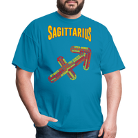 Thumbnail for Men's Power Words Sagittarius Classic T-Shirt - turquoise