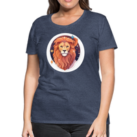 Thumbnail for Women's Symbol Leo Premium T-Shirt - heather blue