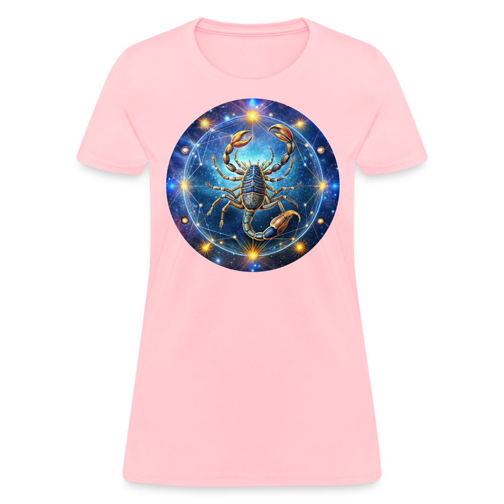 Women's Symbol Scorpio T-Shirt - pink