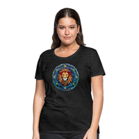 Thumbnail for Women's Mosaic Leo Premium T-Shirt - charcoal grey