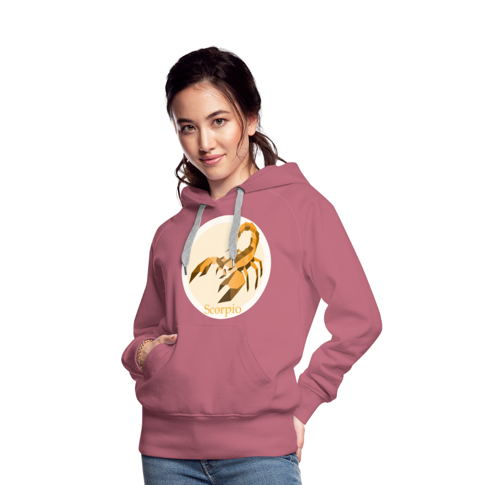 Women’s Mosaic Scorpio Premium Hoodie - mauve