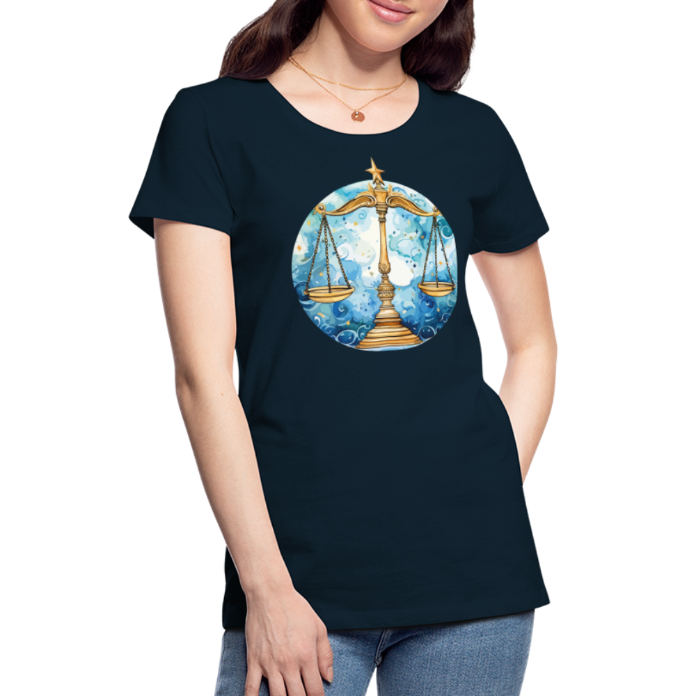 Women’sMythical Libra Premium T-Shirt - deep navy