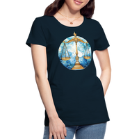 Thumbnail for Women’sMythical Libra Premium T-Shirt - deep navy