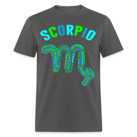 Thumbnail for Men's Power Words Scorpio Classic T-Shirt - charcoal