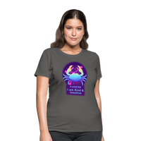 Thumbnail for Women's Neon Cancer T-Shirt - charcoal