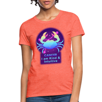 Thumbnail for Women's Neon Cancer T-Shirt - heather coral