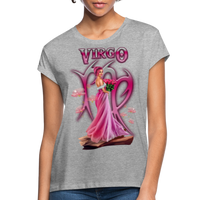 Thumbnail for Women's Astral Virgo Relaxed Fit T-Shirt - heather gray