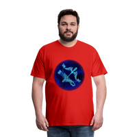 Thumbnail for Men's Sagittarius Premium T-Shirt - red