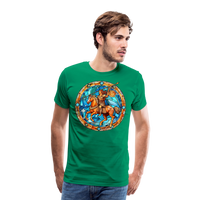 Thumbnail for Men's Mosaic Sagittarius Premium T-Shirt - kelly green