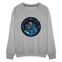 Thumbnail for Women’s Magic Sagittarius Premium Sweatshirt - heather grey