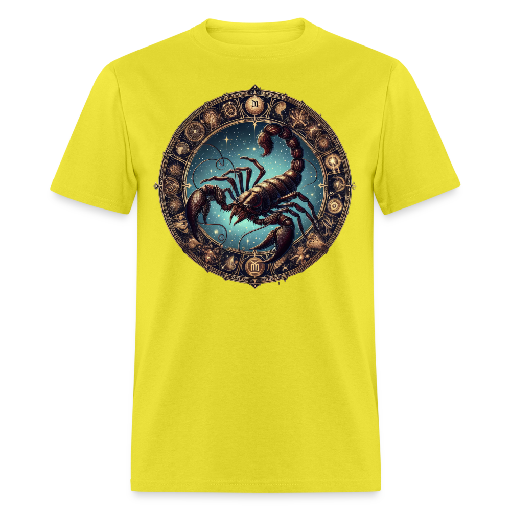 Men's Mythical Scorpio Classic T-Shirt - yellow