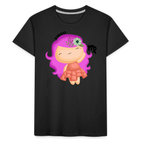 Thumbnail for Kid’s Astro Girl Virgo Premium Organic T-Shirt - black