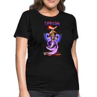 Thumbnail for Astral Capricorn Women's T-Shirt - black