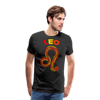 Thumbnail for Men's Power Words Leo Premium T-Shirt - black