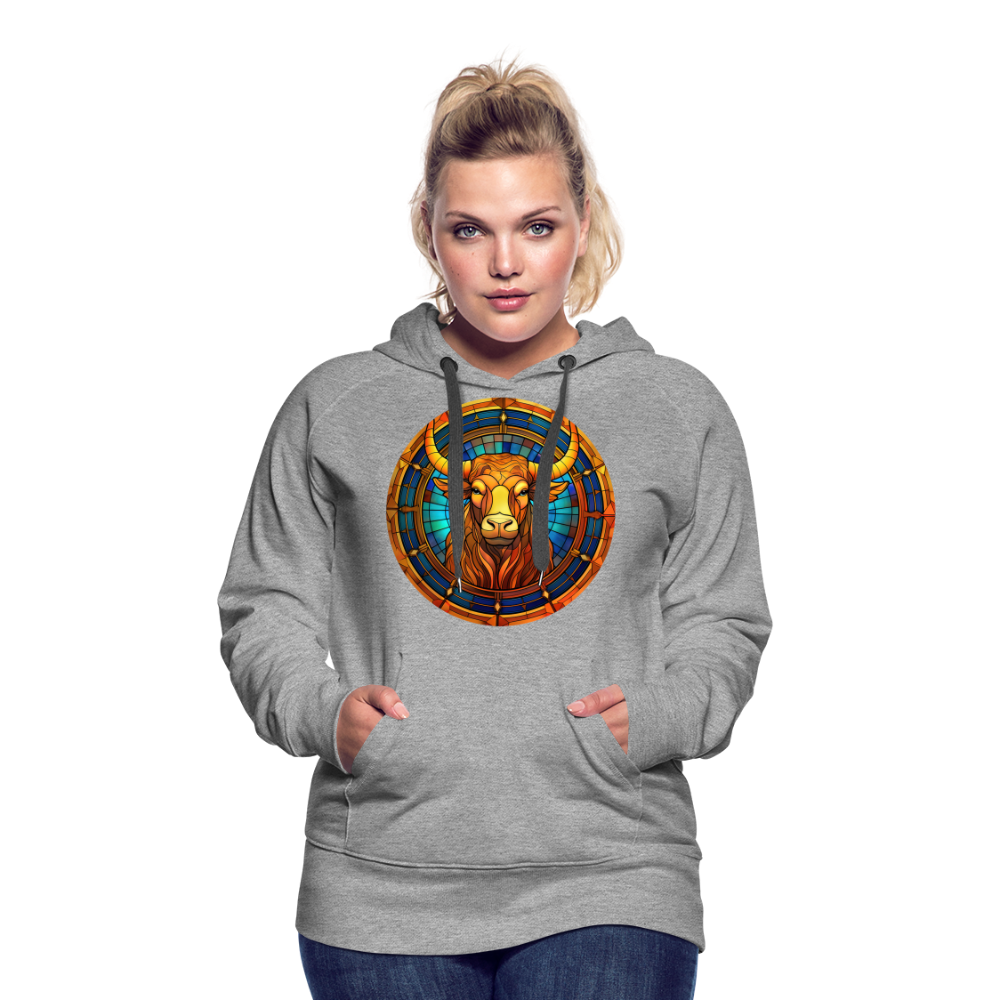 Women’s Mosaic Taurus Premium Hoodie - heather grey