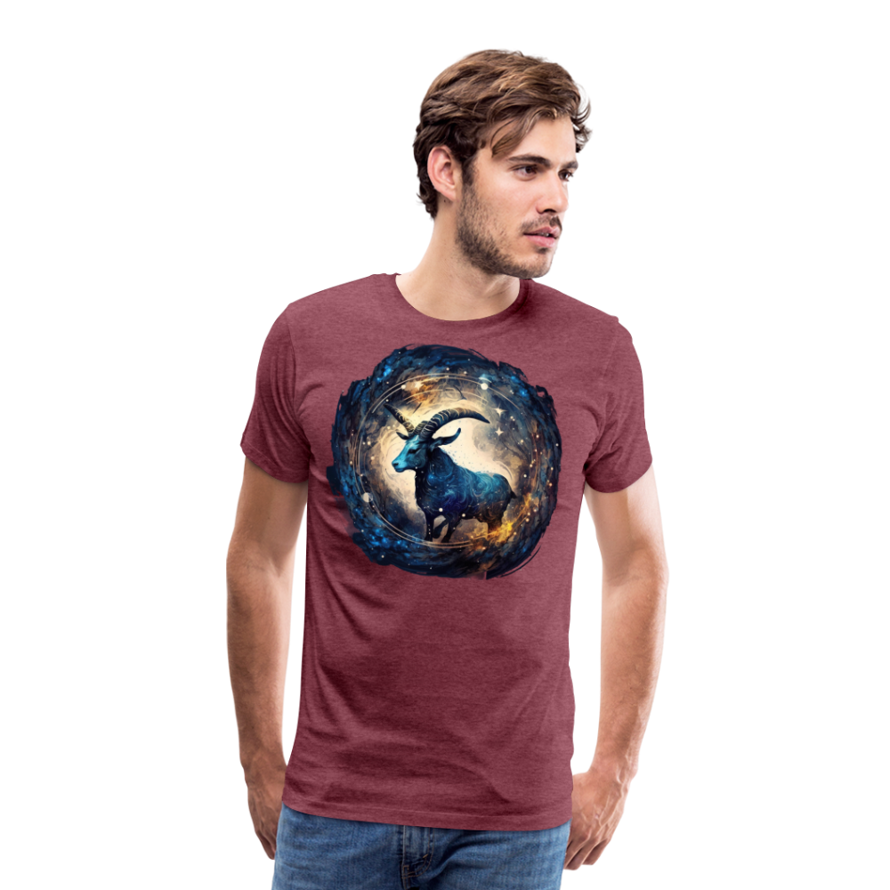 Men's Mythical Capricorn Premium T-Shirt - heather burgundy