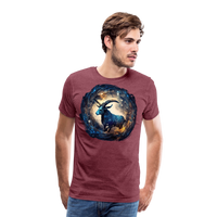 Thumbnail for Men's Mythical Capricorn Premium T-Shirt - heather burgundy