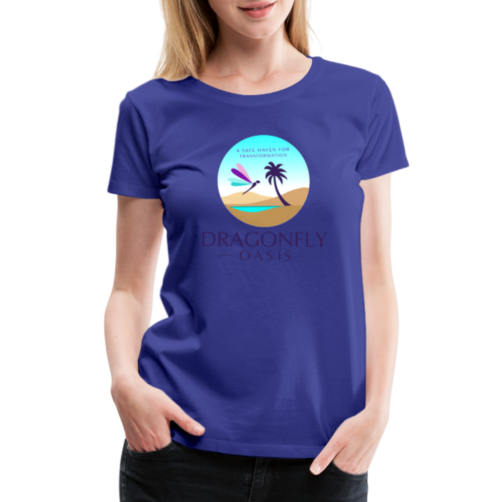 Women's Dragonfly Oasis V.1 Premium T-Shirt - royal blue