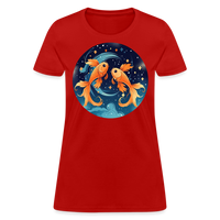 Thumbnail for Women's Magic Pisces T-Shirt - red