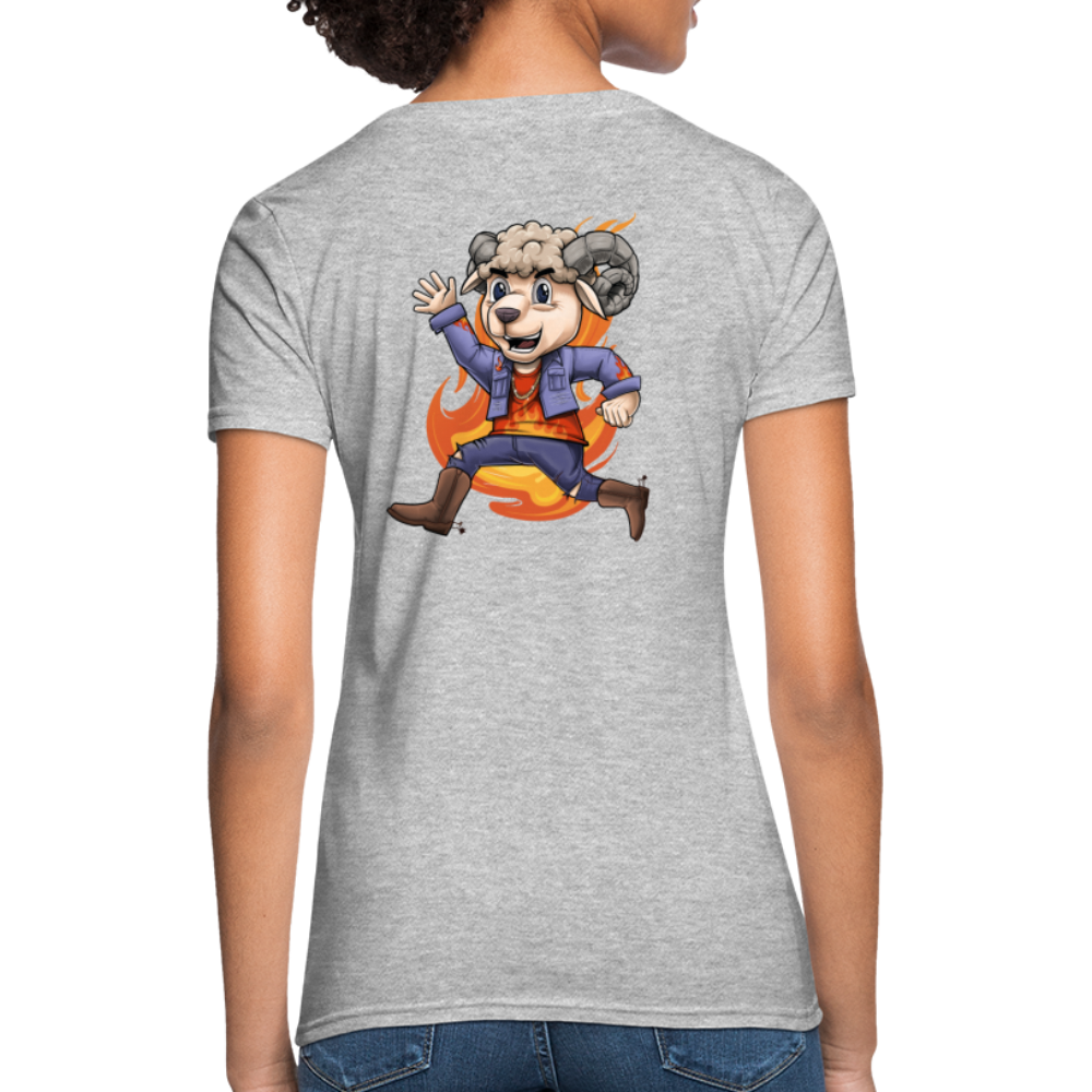 Women's Aries New Design T-Shirt - heather gray