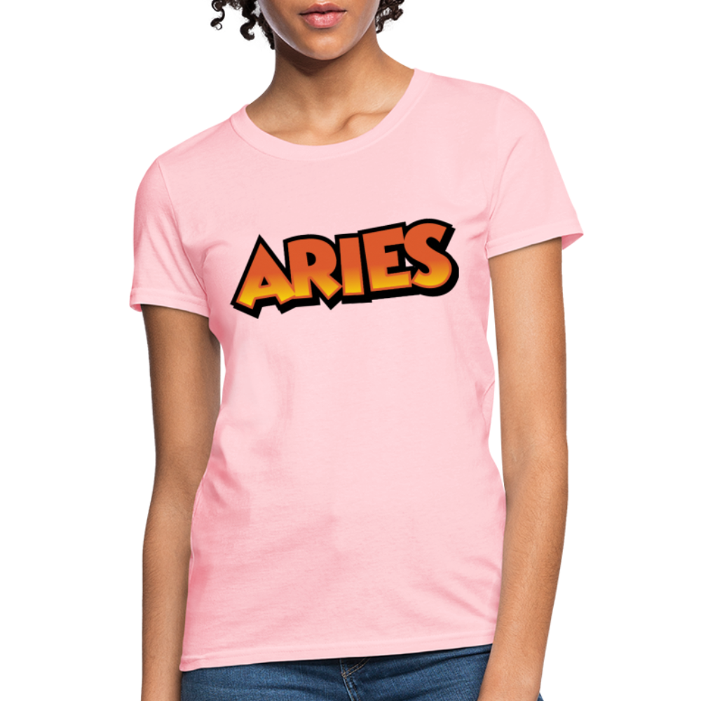 Women's Aries New Design T-Shirt - pink