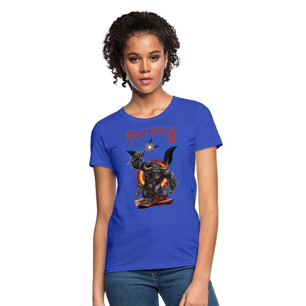 Women's Astral Taurus T-Shirt - royal blue