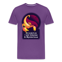 Thumbnail for Men's Glow Scorpio Premium T-Shirt - purple