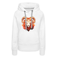 Thumbnail for Women’s Symbol Aries Premium Hoodie - white