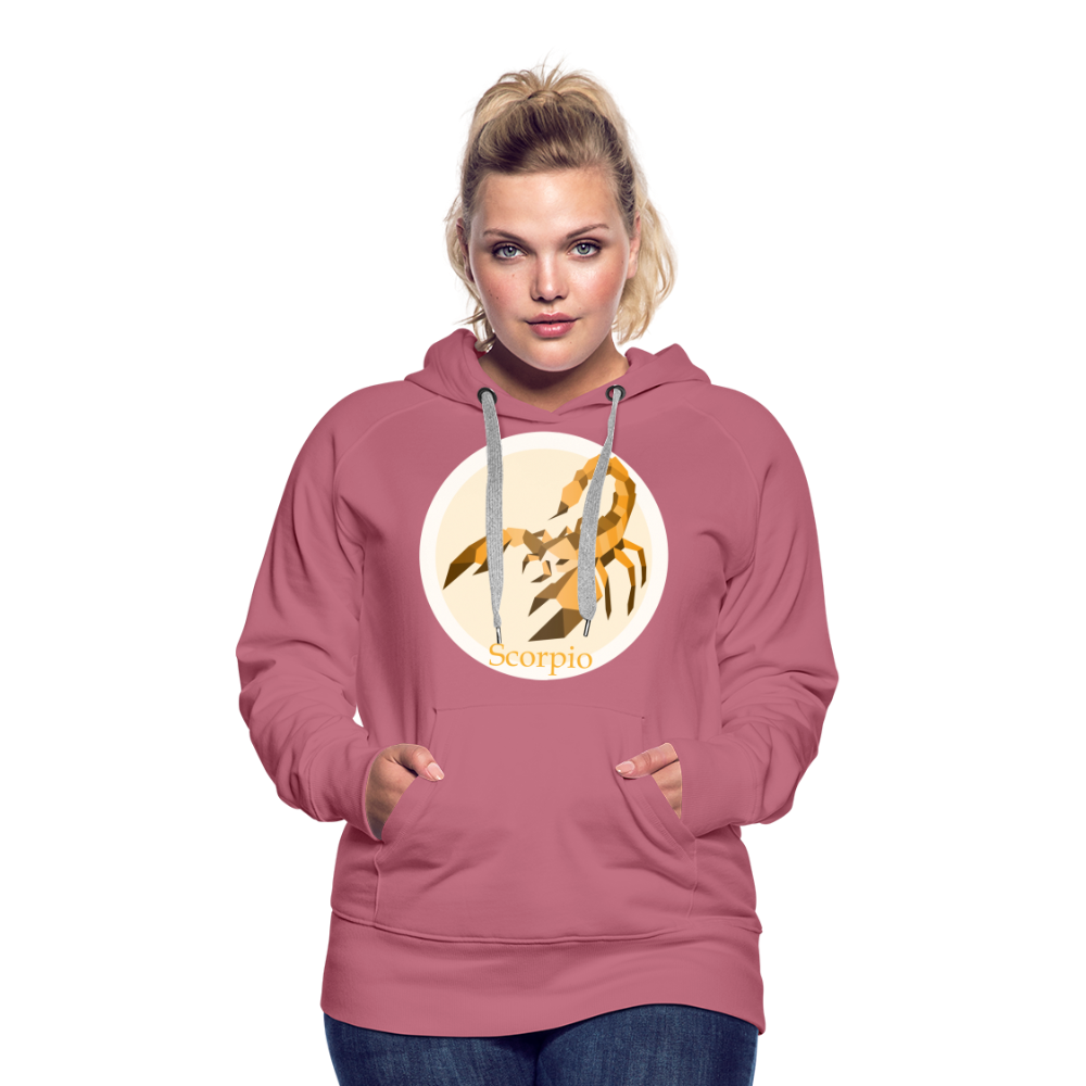 Women’s Mosaic Scorpio Premium Hoodie - mauve