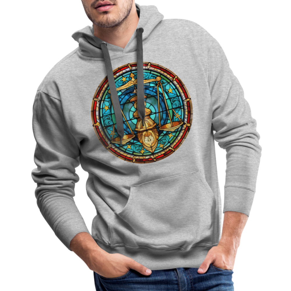 Men’s Mosaic Libra Premium Hoodie - heather grey