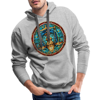 Thumbnail for Men’s Mosaic Libra Premium Hoodie - heather grey