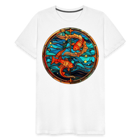 Thumbnail for Men's Mosaic Pisces Premium T-Shirt - white