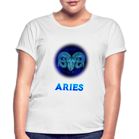 Thumbnail for Women's Aries Relaxed Fit T-Shirt - white