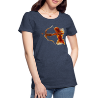 Thumbnail for Women’s Mythical Sagittarius Premium T-Shirt - heather blue