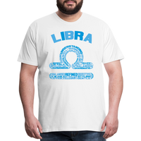 Thumbnail for Men's Power Words Libra Premium T-Shirt - white