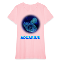 Thumbnail for Women's Stellar Aquarius T-Shirt - pink