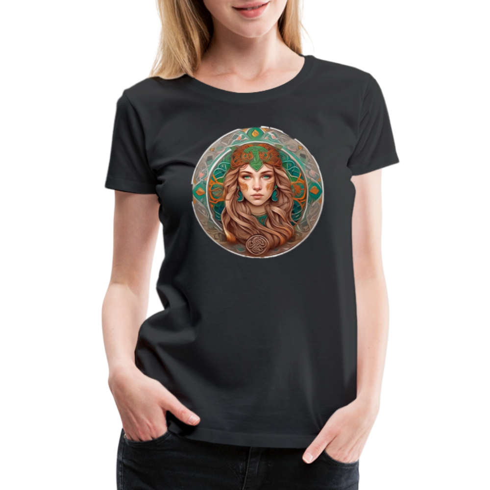 Women’s Mythical Virgo Premium T-Shirt - black