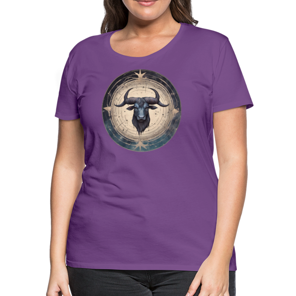 Women’s Mythical Taurus Premium T-Shirt - purple