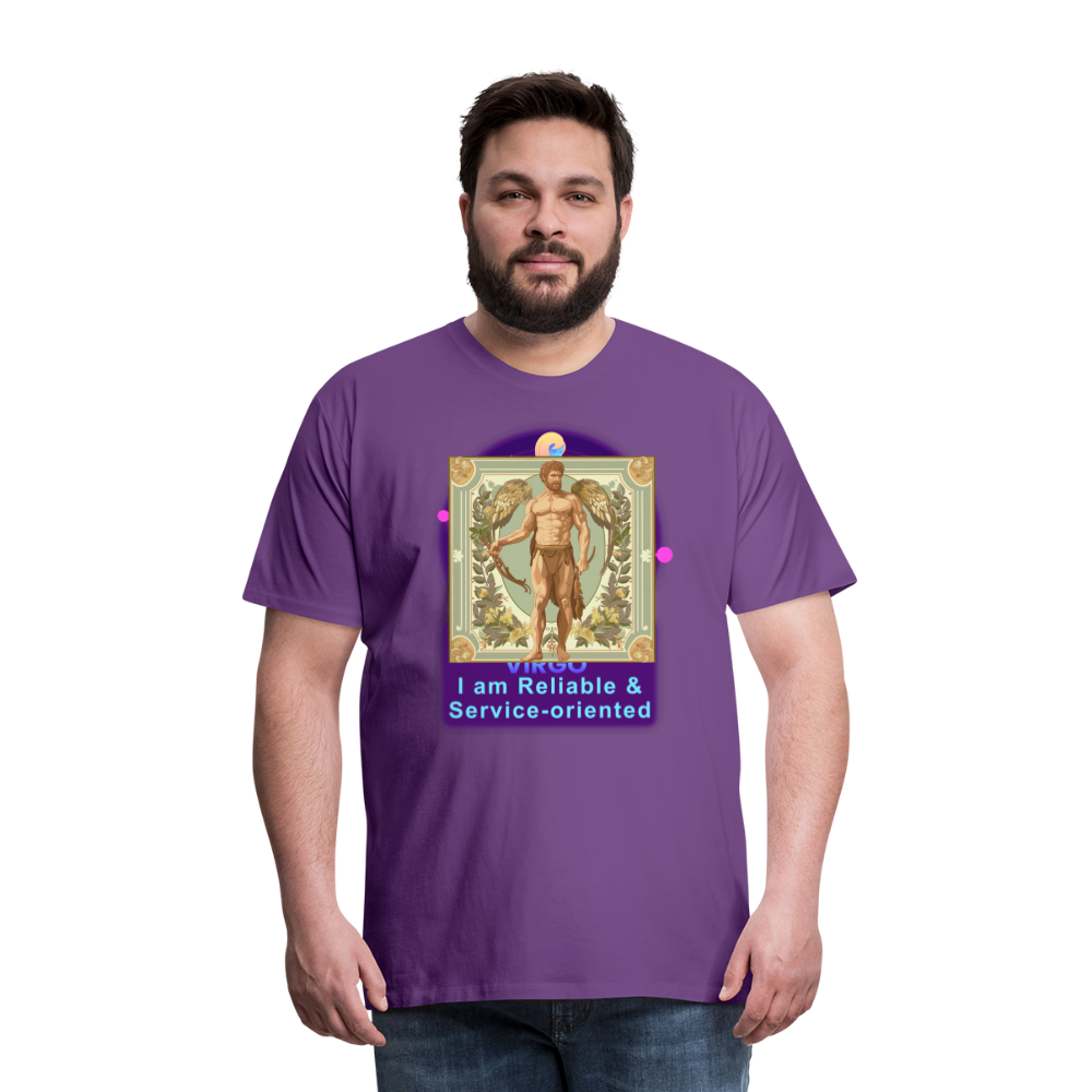 Men's Mythical Virgo Premium T-Shirt - purple