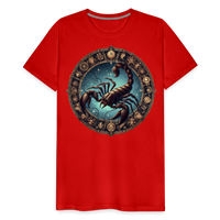 Thumbnail for Men's Mythical Scorpio Premium T-Shirt - red