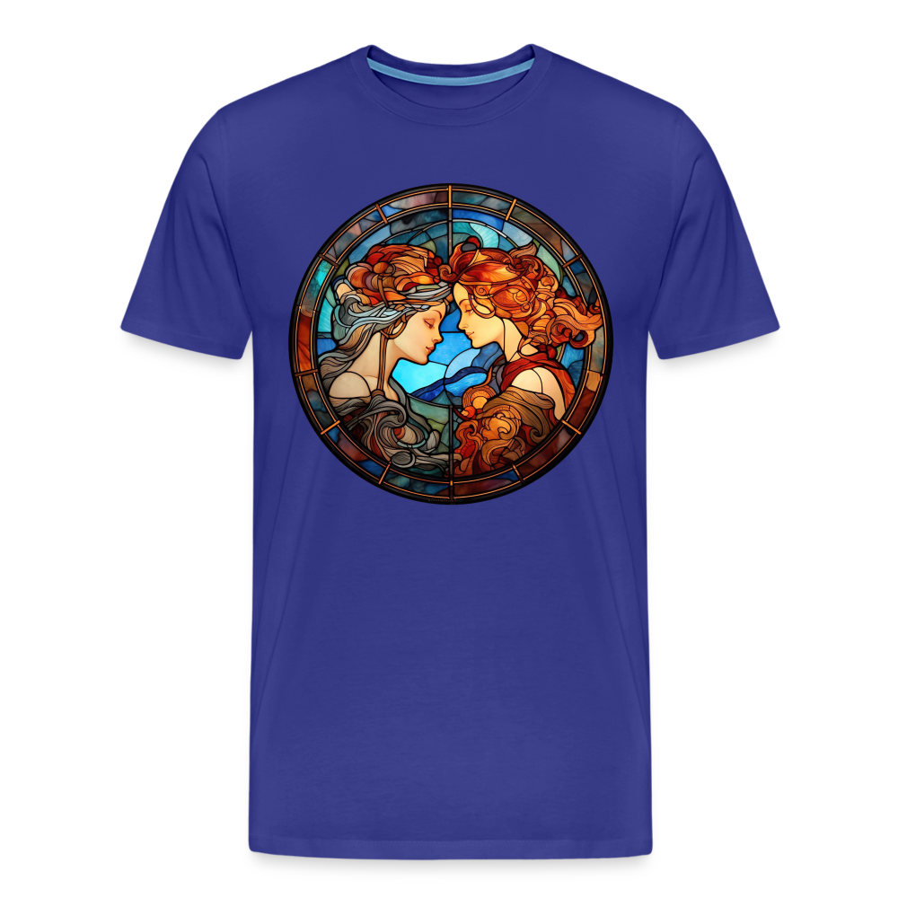 Men's Mosaic Gemini Premium T-Shirt - royal blue