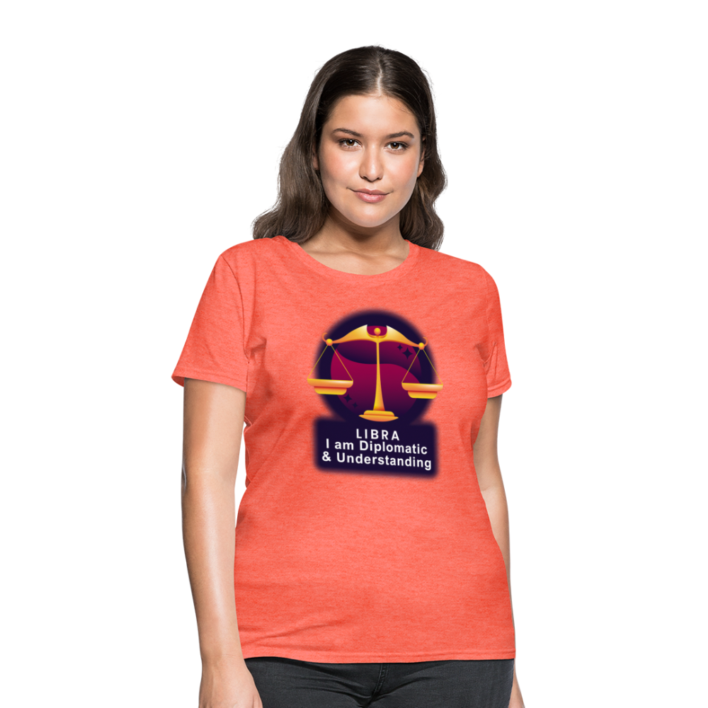 Women's Glow Libra T-Shirt - heather coral