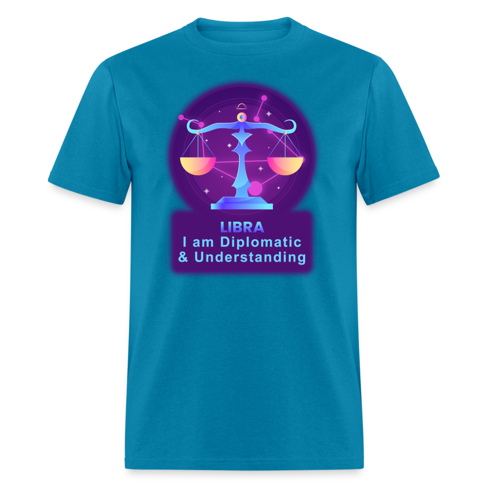 Men's Neon Libra Classic T-Shirt - turquoise