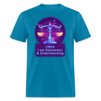 Thumbnail for Men's Neon Libra Classic T-Shirt - turquoise