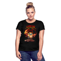 Thumbnail for Women's Astral Cancer Relaxed Fit T-Shirt - black