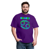 Thumbnail for Men's Power Words Cancer Classic T-Shirt - purple